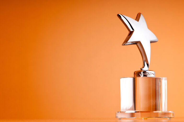 Star,Award,Against,Gradient,Background