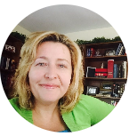 crystal in green shirt