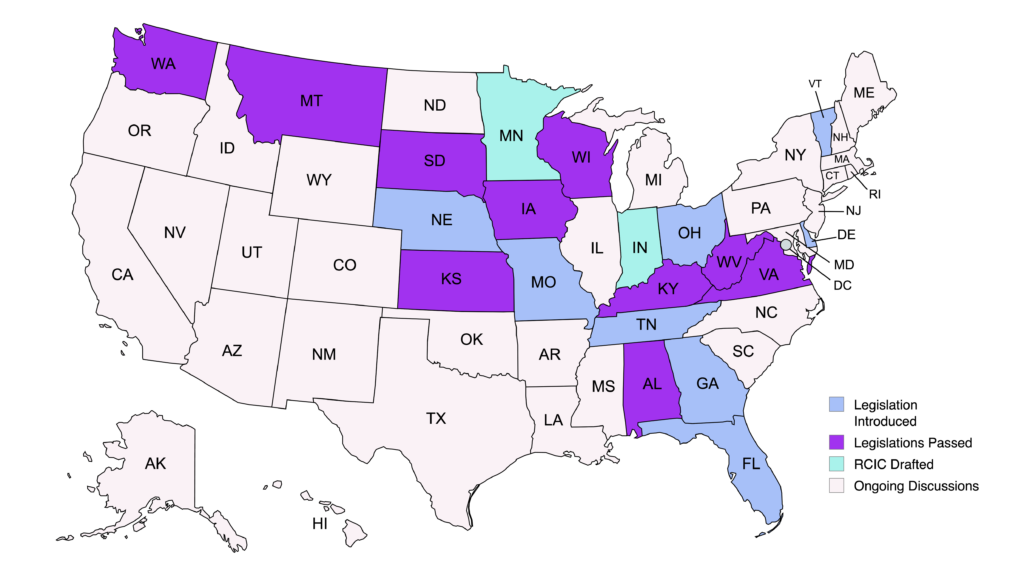 rcic map with kansas